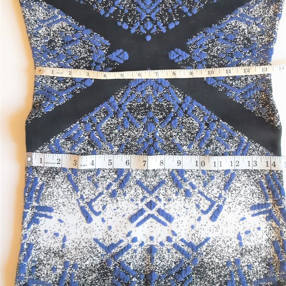 Elena Wang Multi Color  Slim Fit Bodycon dress. Says XS but fits bigger. - Picture 3 of 12